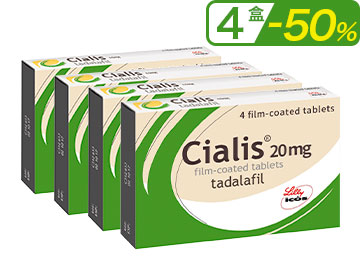 禮來犀利士 Cialis 進口壯陽藥【 4 盒】